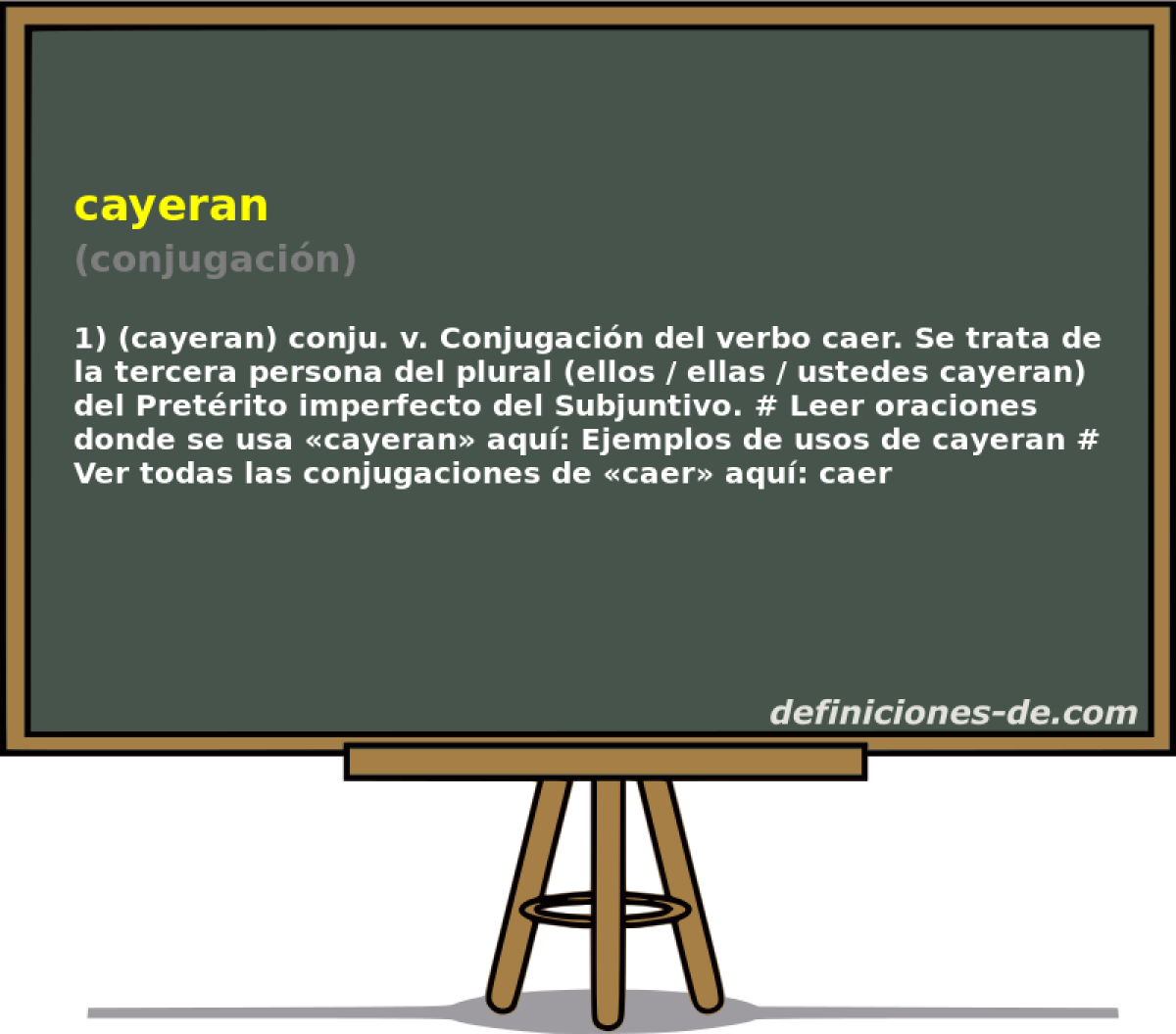 cayeran (conjugacin)