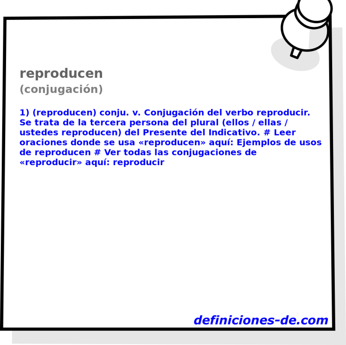 reproducen (conjugacin)