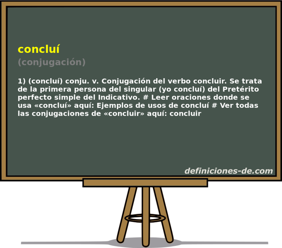 conclu (conjugacin)