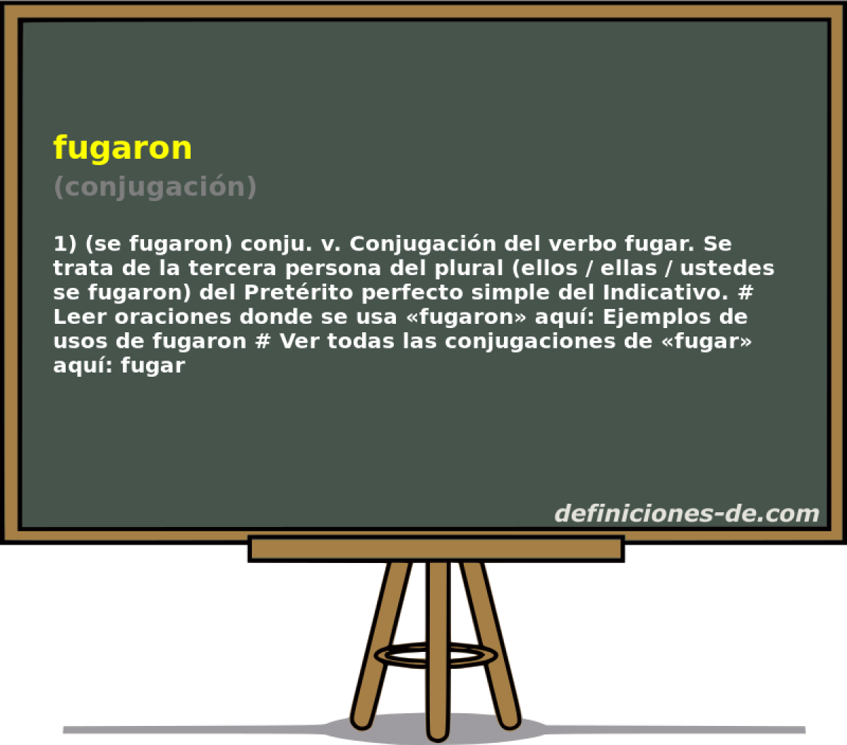 fugaron (conjugacin)