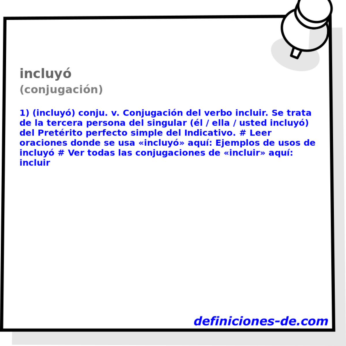 incluy (conjugacin)