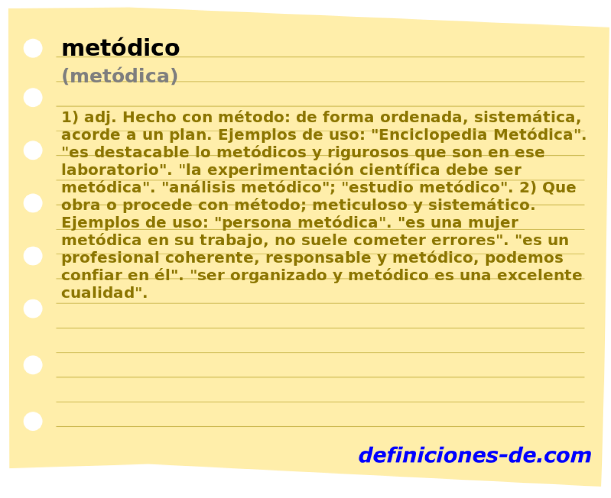 metdico (metdica)
