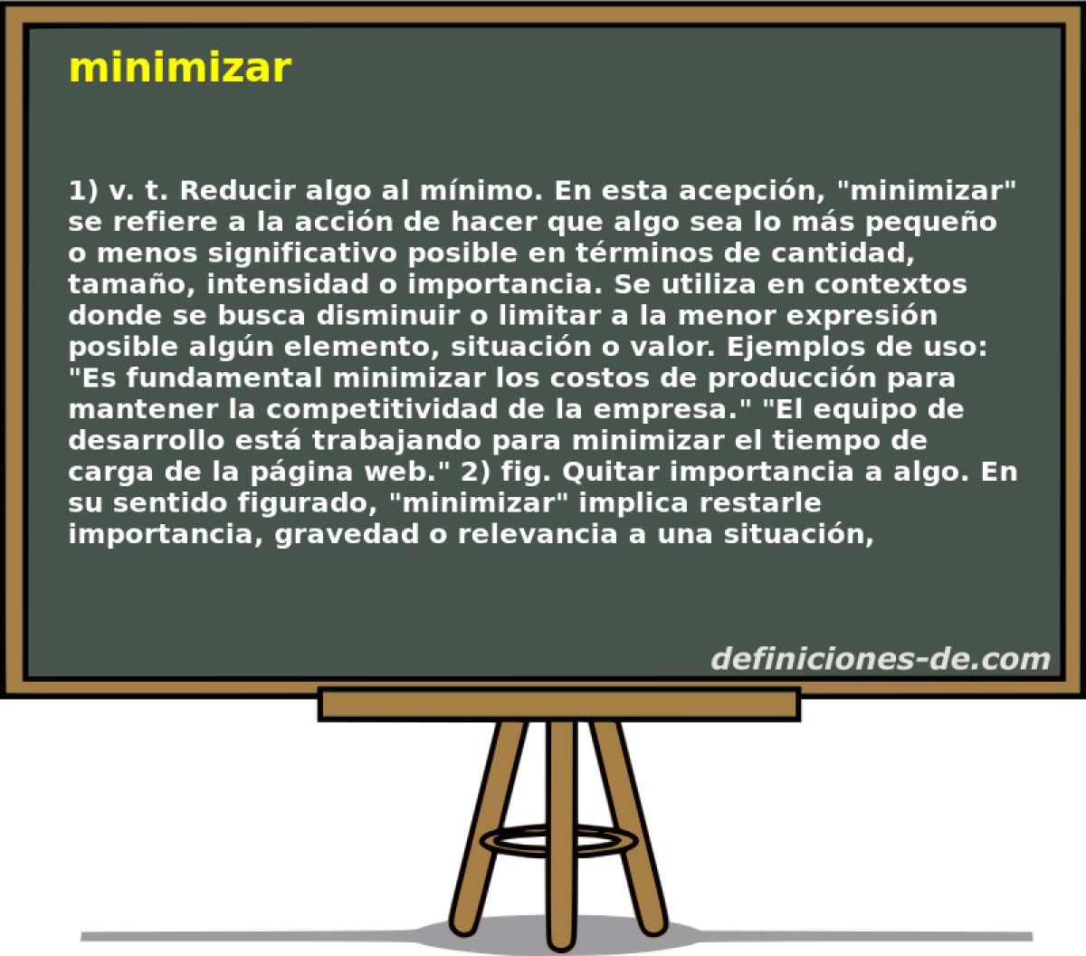 minimizar 
