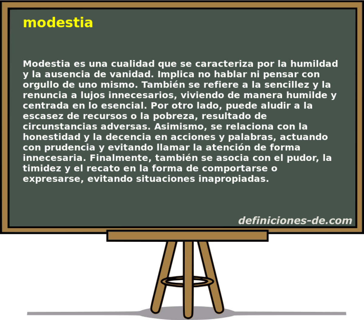 modestia 