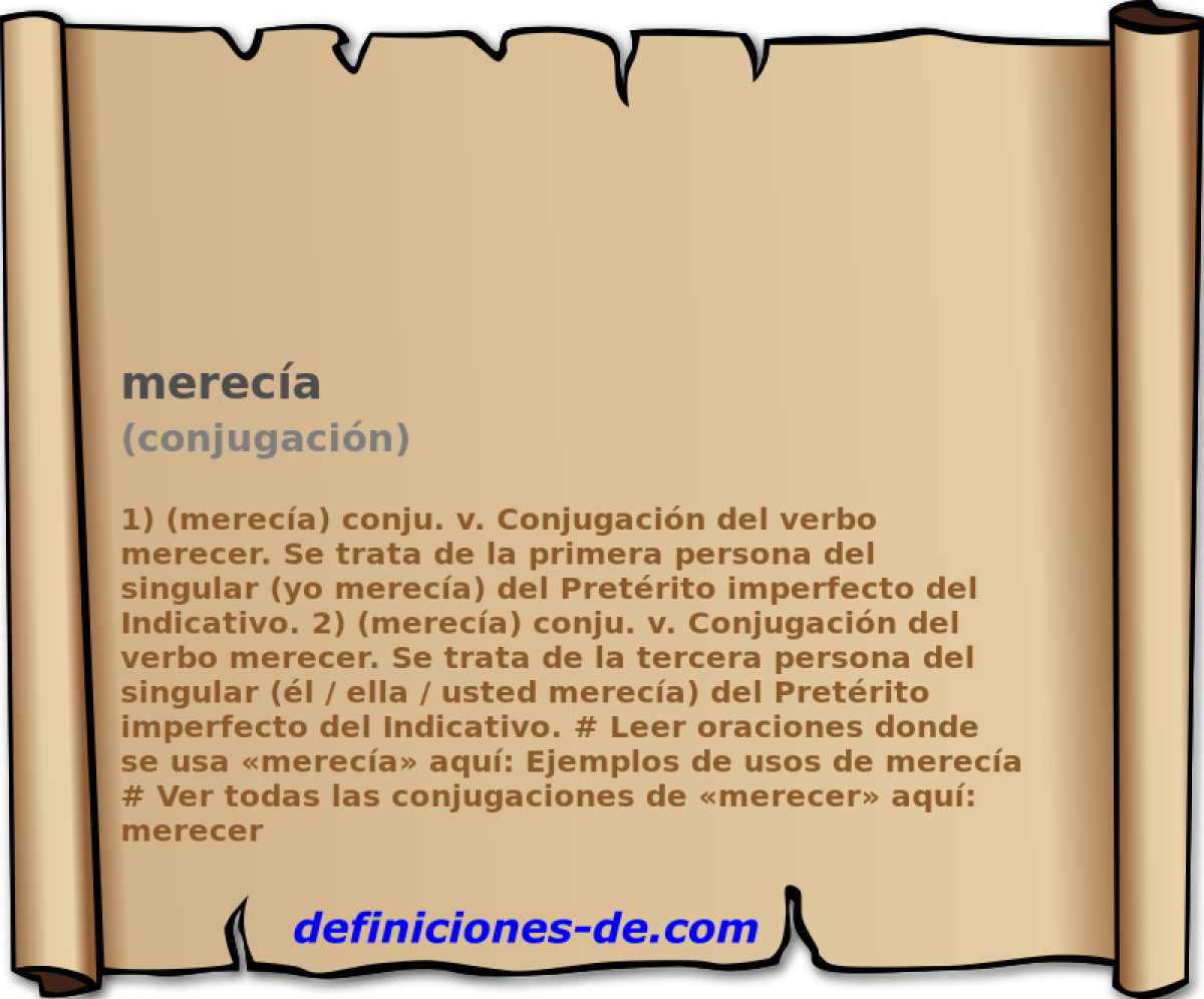 mereca (conjugacin)