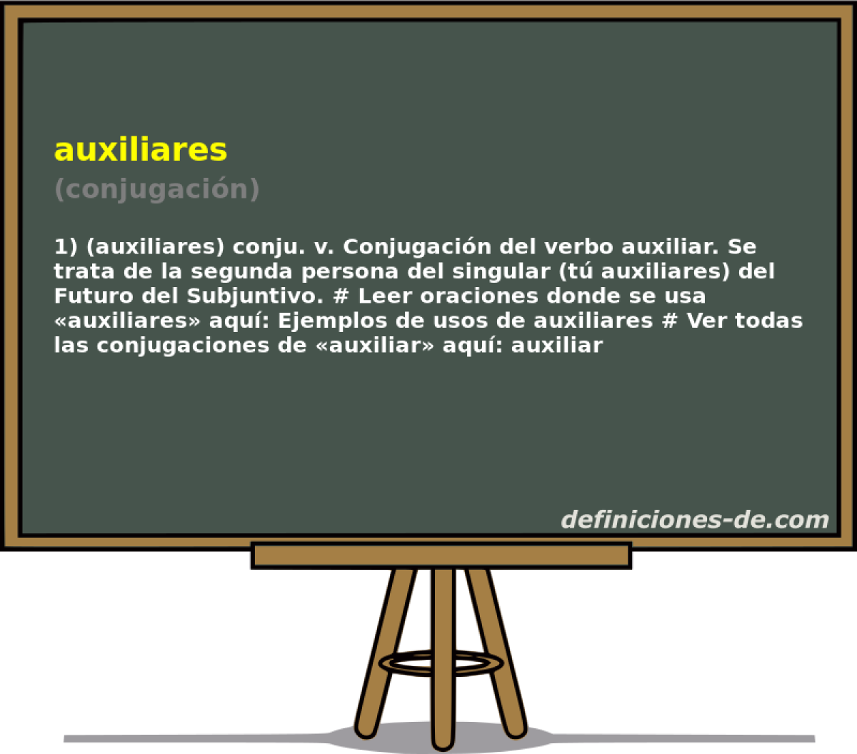 auxiliares (conjugacin)