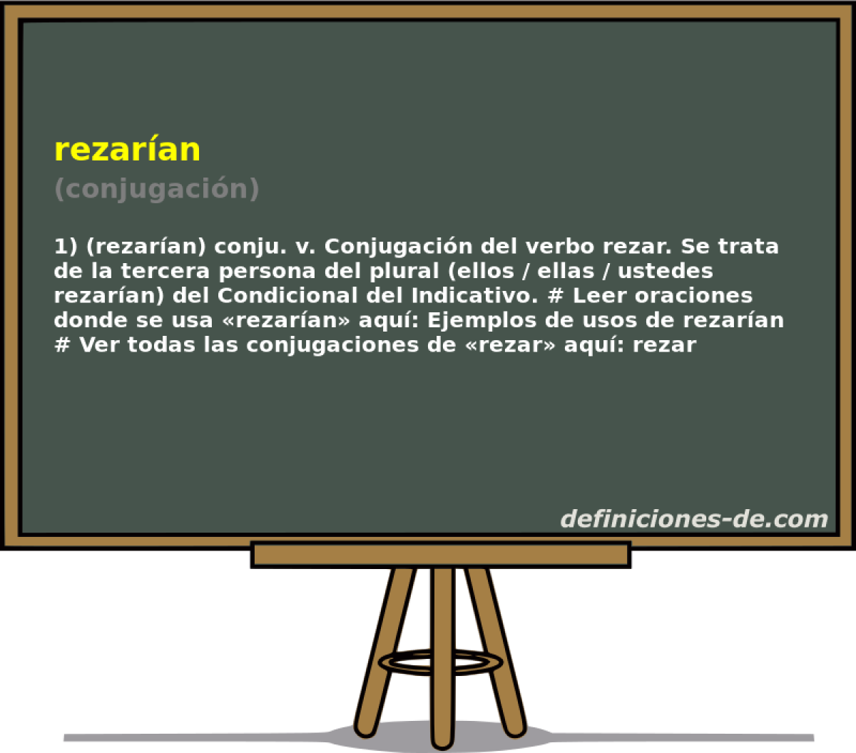 rezaran (conjugacin)
