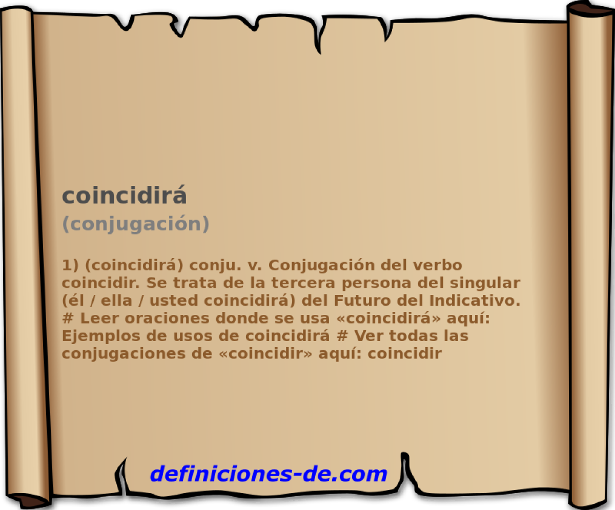 coincidir (conjugacin)