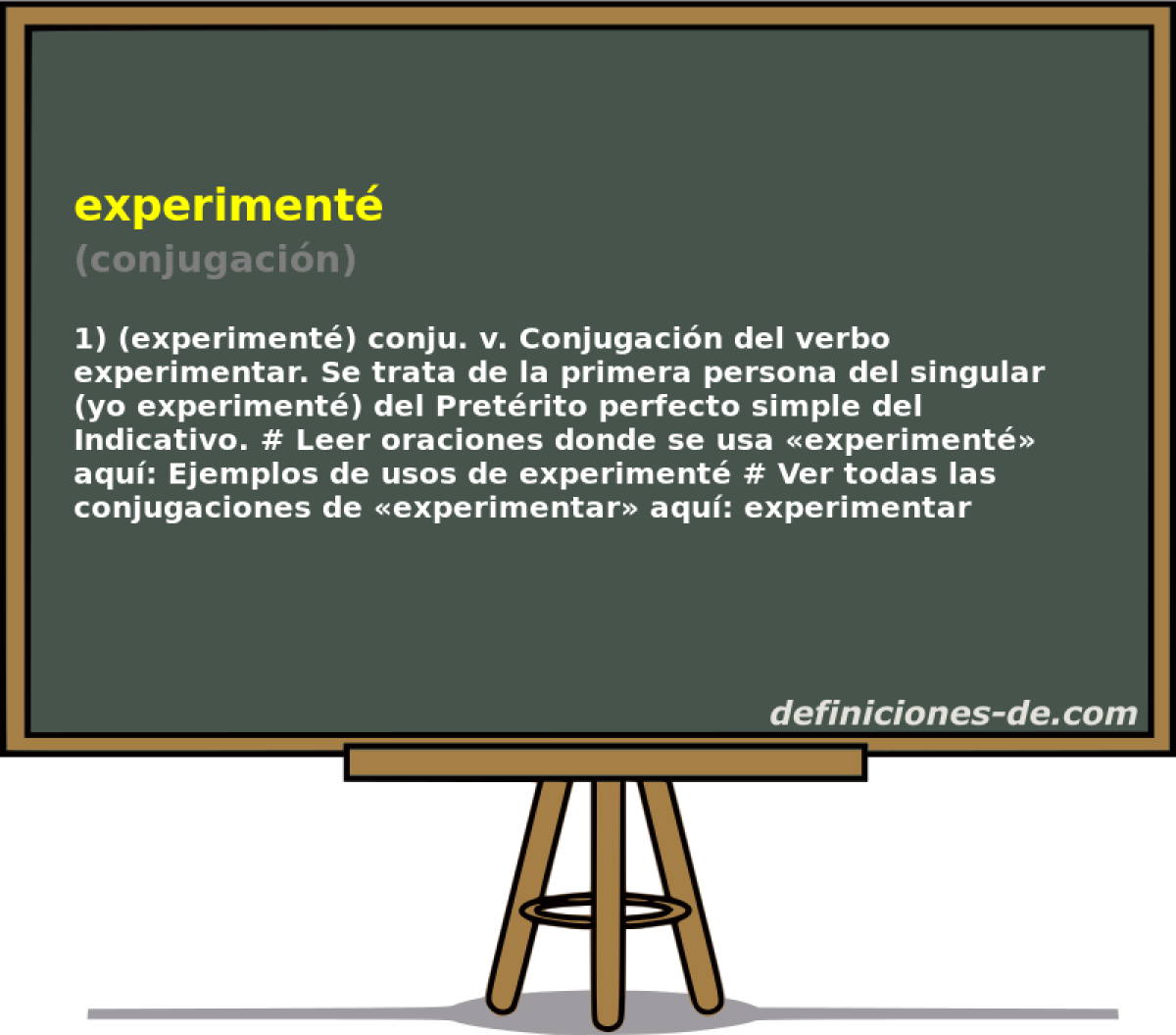 experiment (conjugacin)