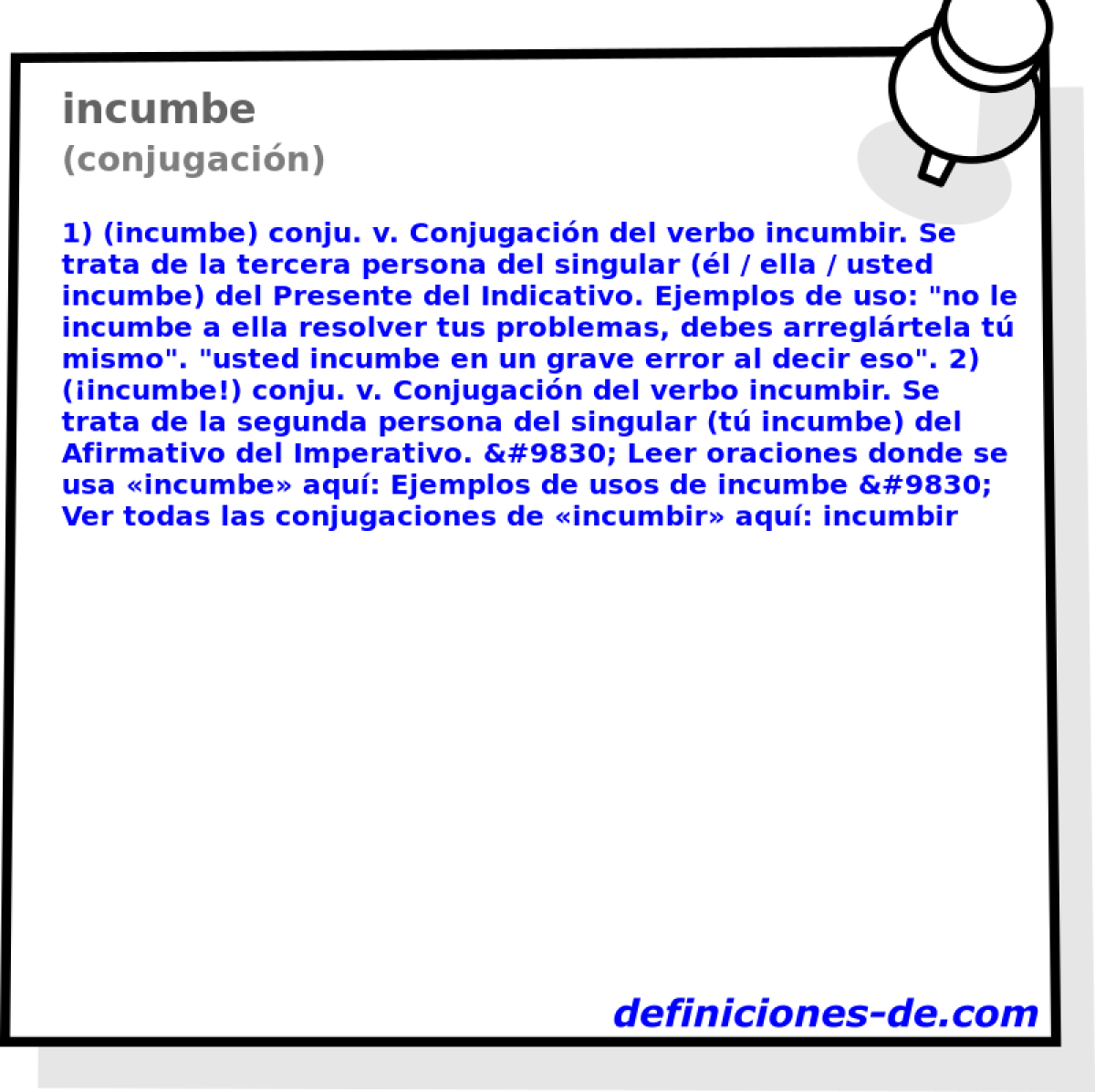 incumbe (conjugacin)