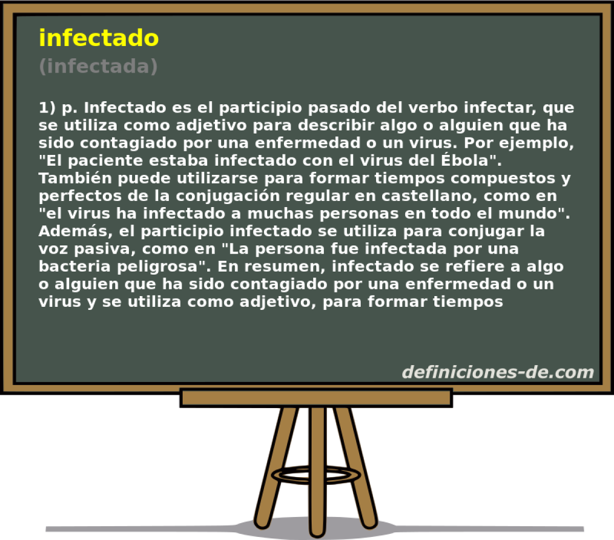 infectado (infectada)