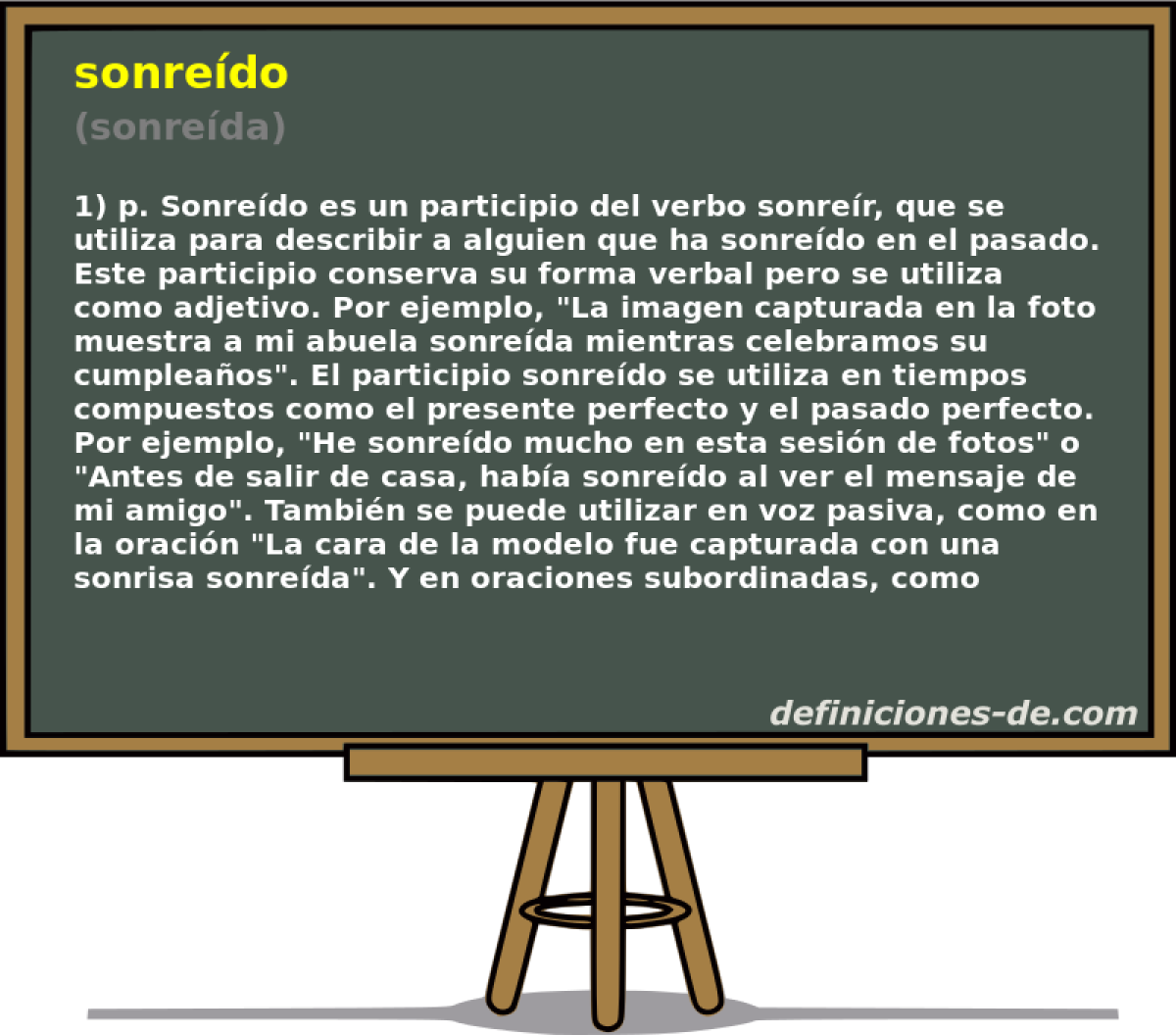 sonredo (sonreda)