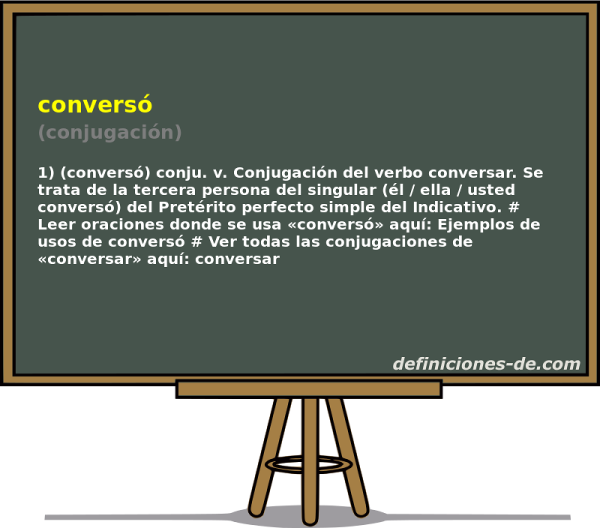 convers (conjugacin)
