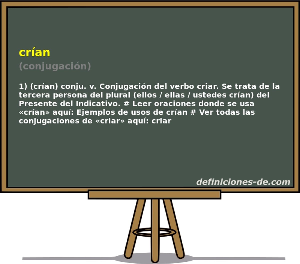 cran (conjugacin)
