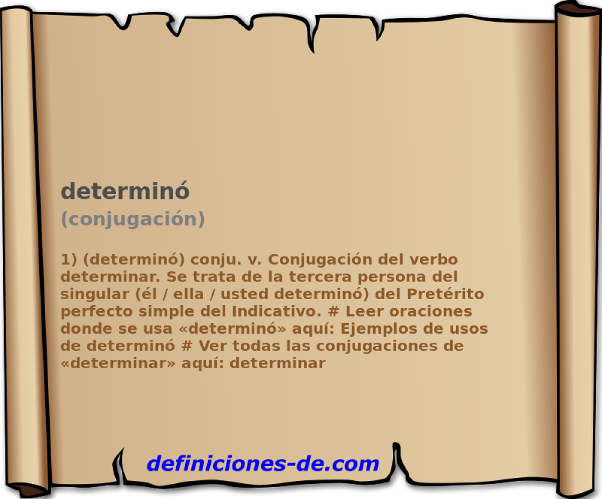 determin (conjugacin)