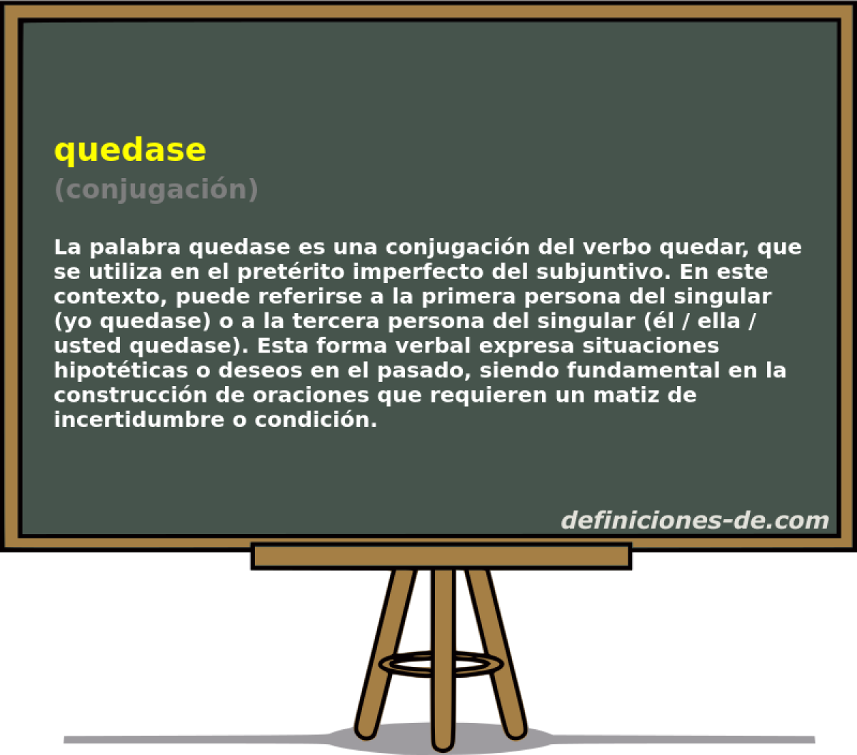 quedase (conjugacin)