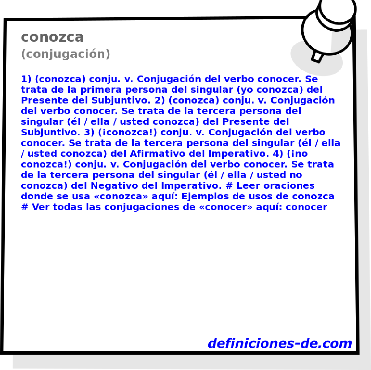 conozca (conjugacin)