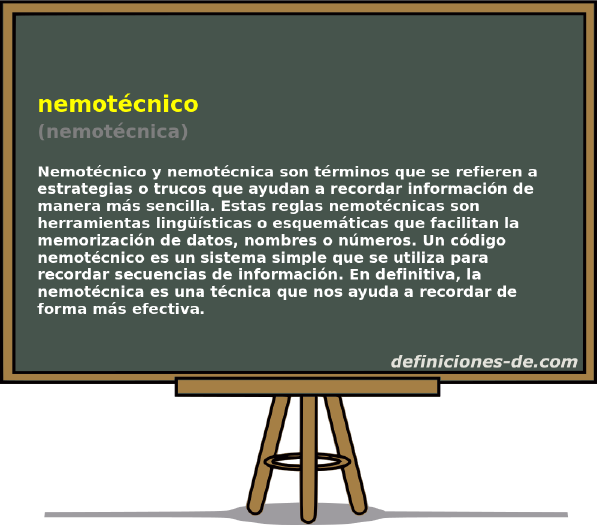 nemotcnico (nemotcnica)