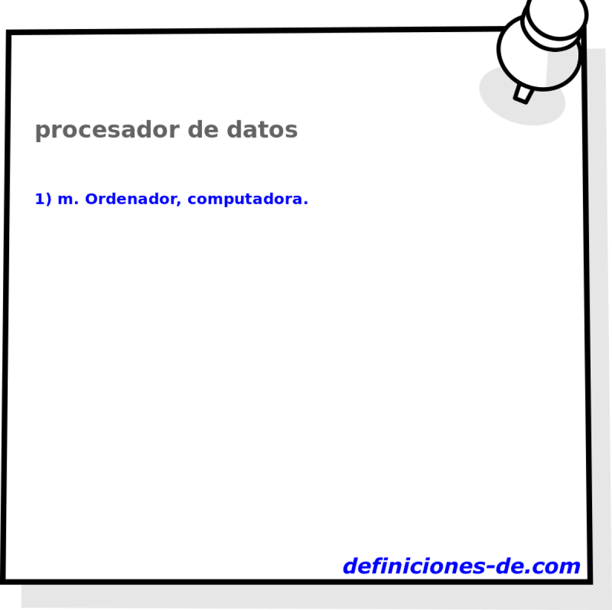 procesador de datos 