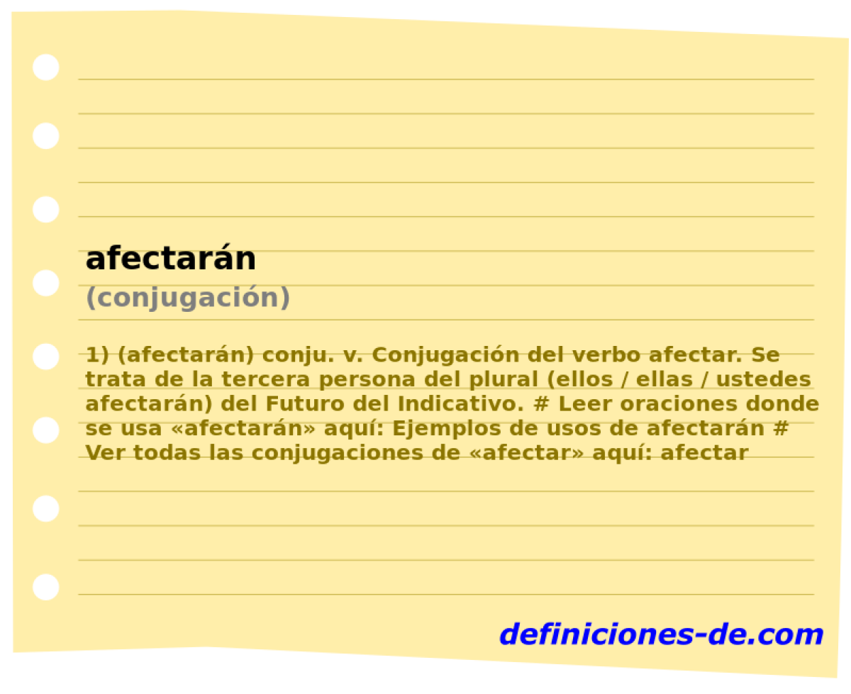 afectarn (conjugacin)