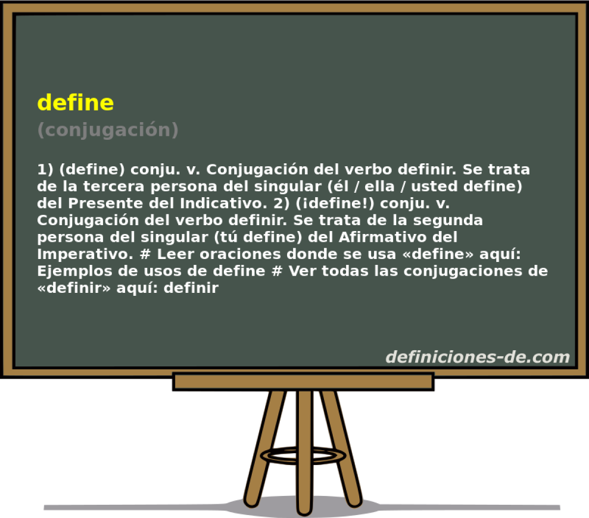 define (conjugacin)