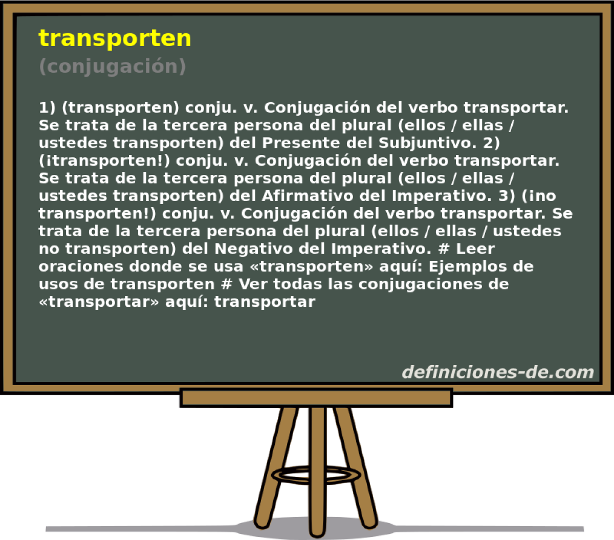 transporten (conjugacin)