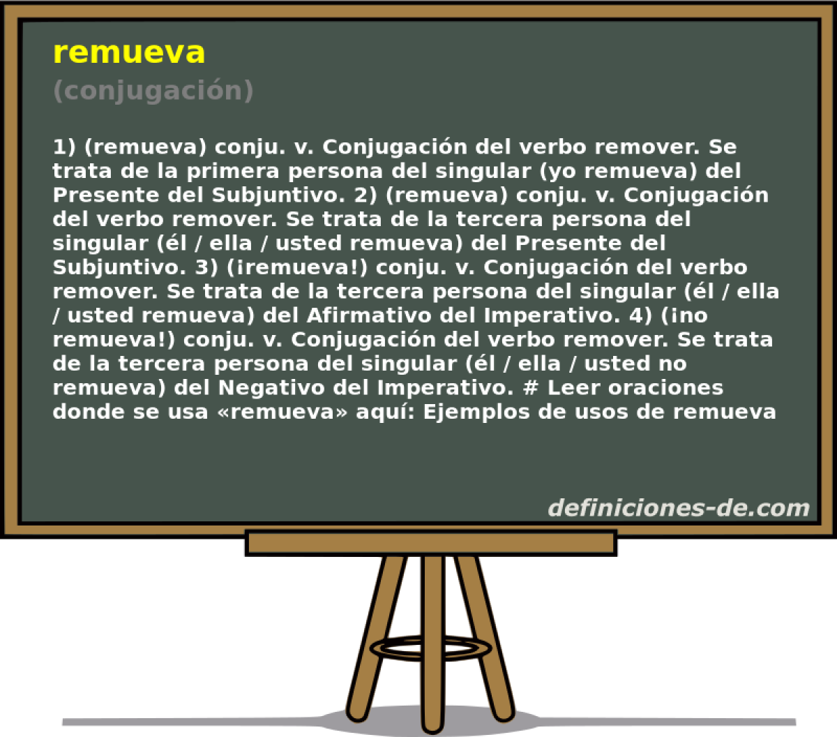 remueva (conjugacin)