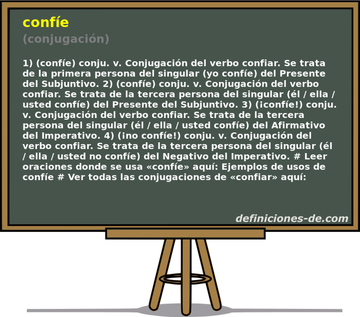 confe (conjugacin)