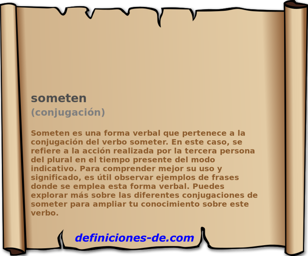 someten (conjugacin)