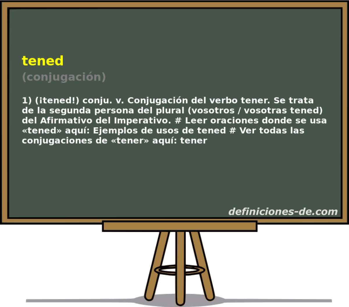 tened (conjugacin)