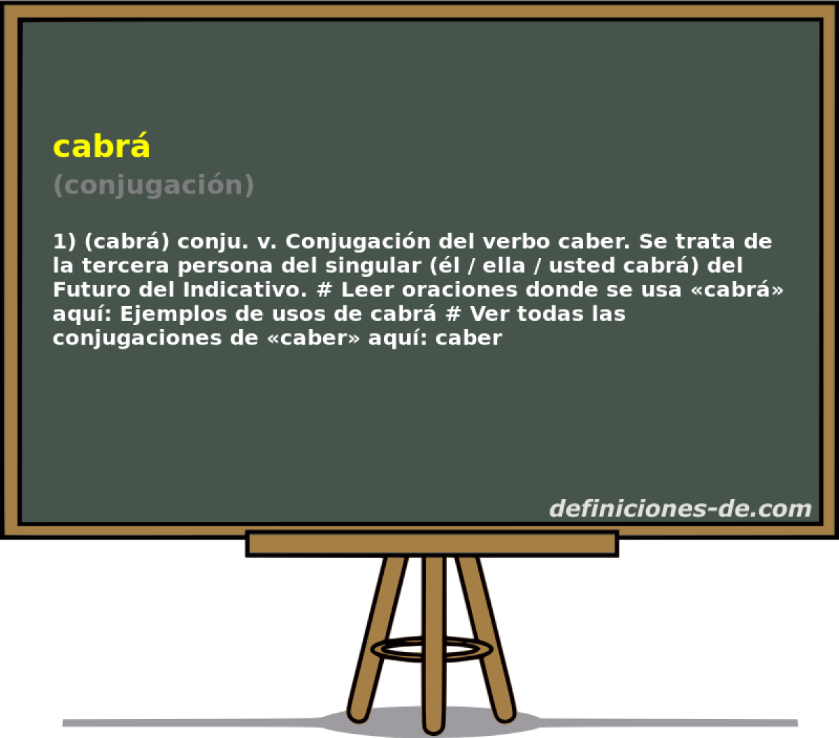 cabr (conjugacin)