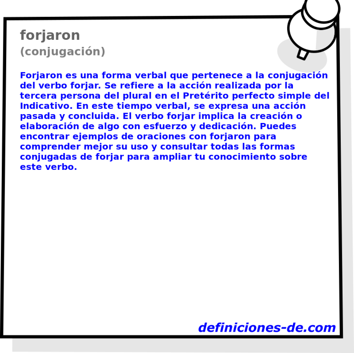 forjaron (conjugacin)