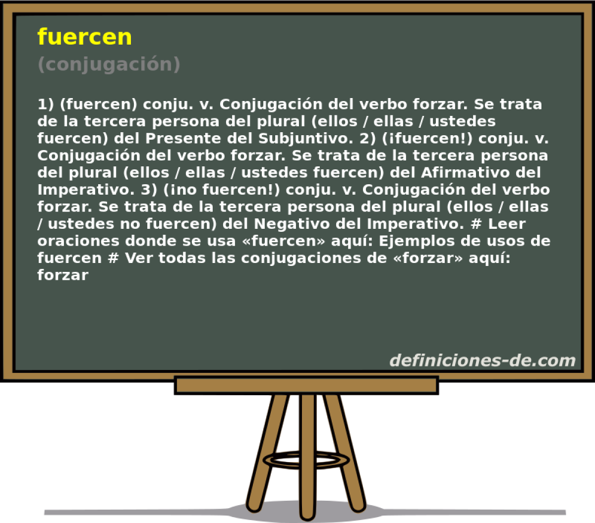 fuercen (conjugacin)