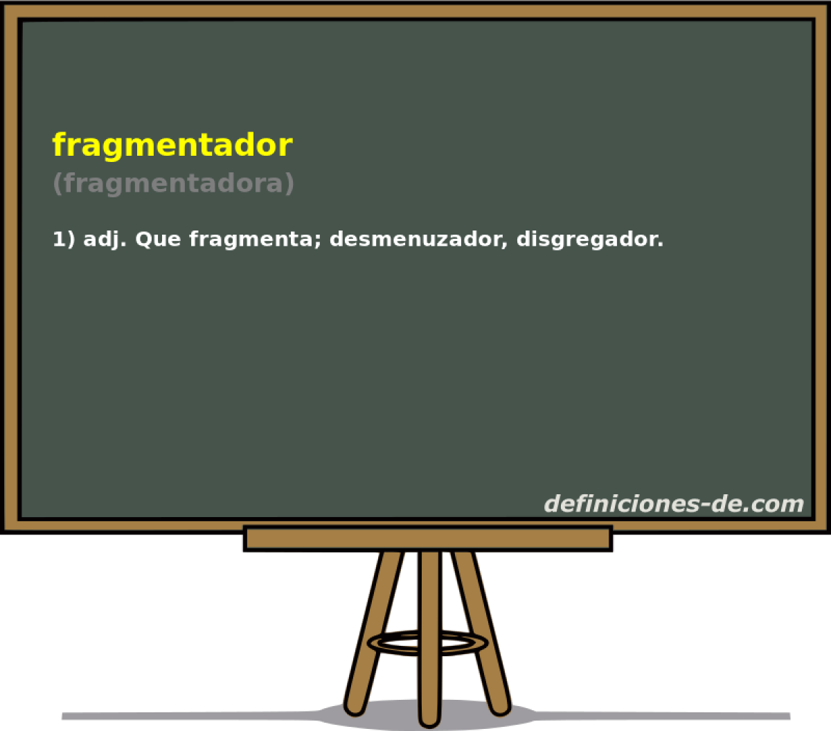 fragmentador (fragmentadora)