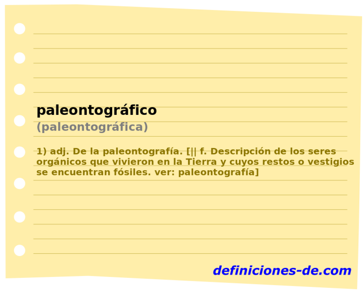 paleontogrfico (paleontogrfica)