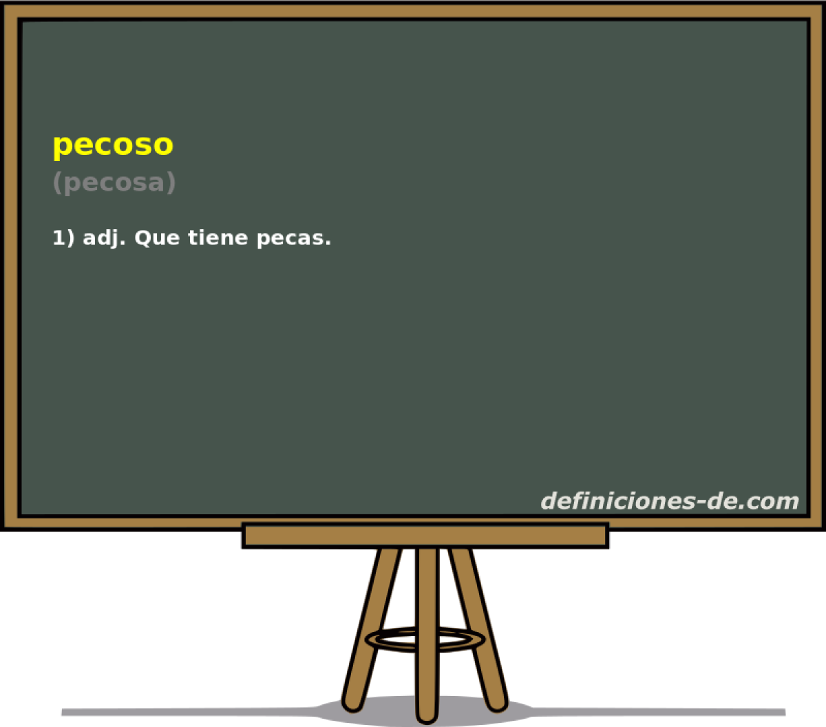 pecoso (pecosa)