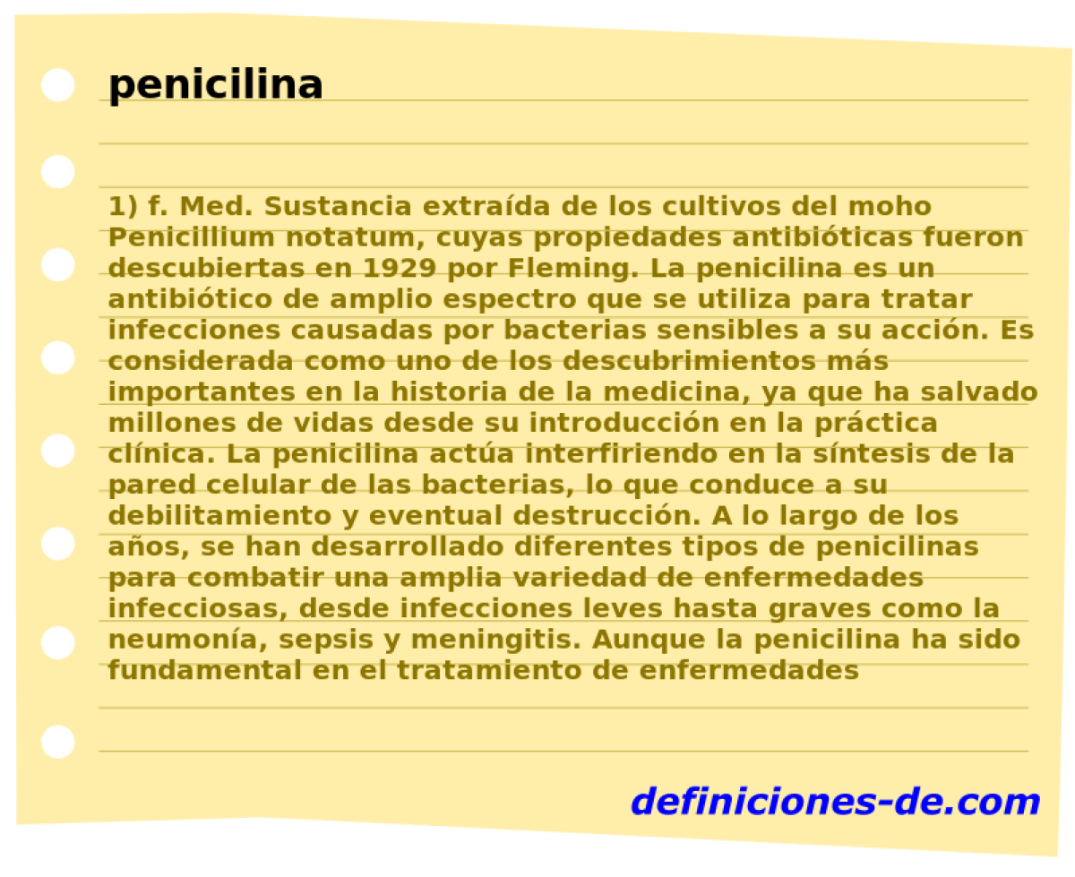 penicilina 
