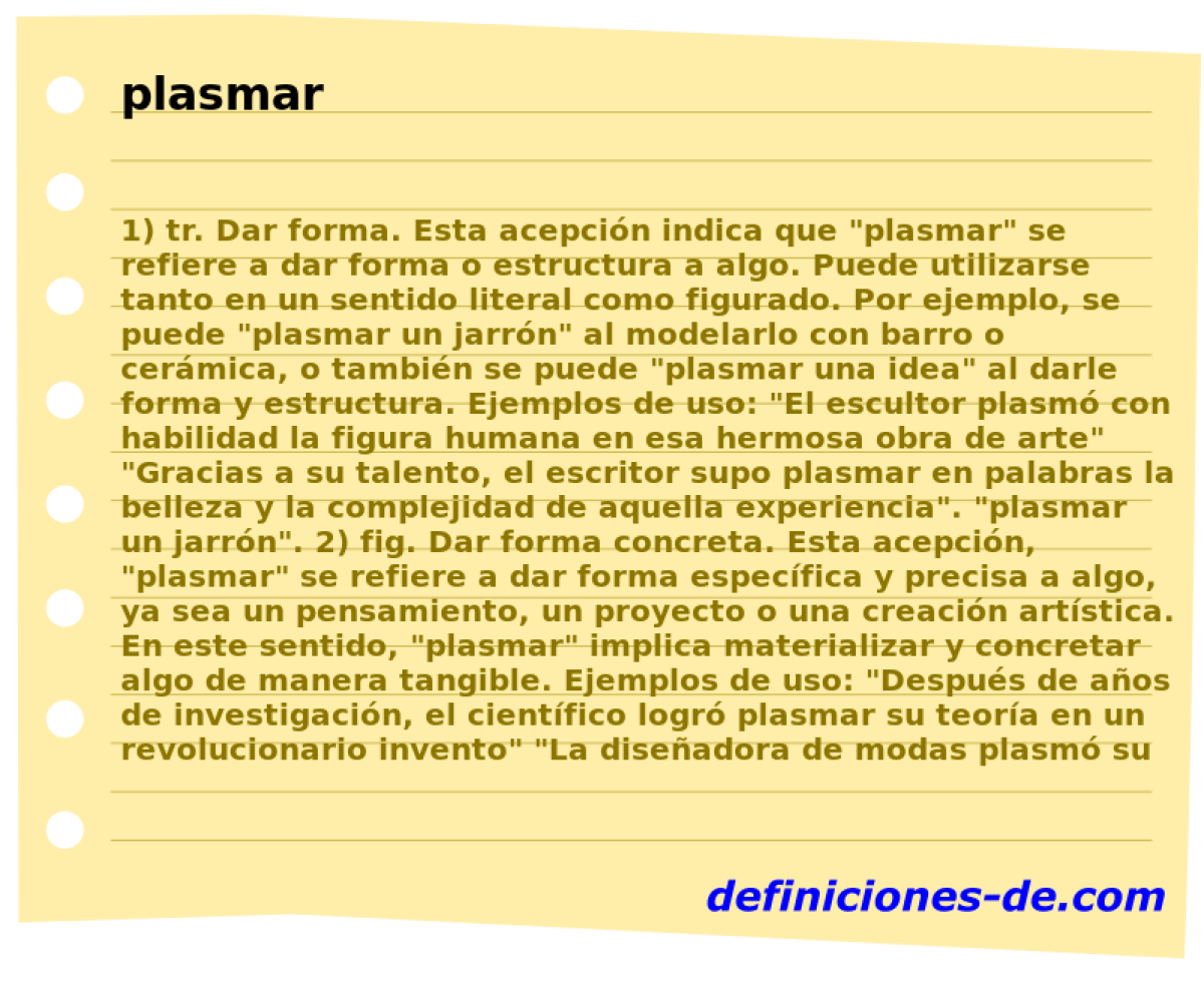 plasmar 