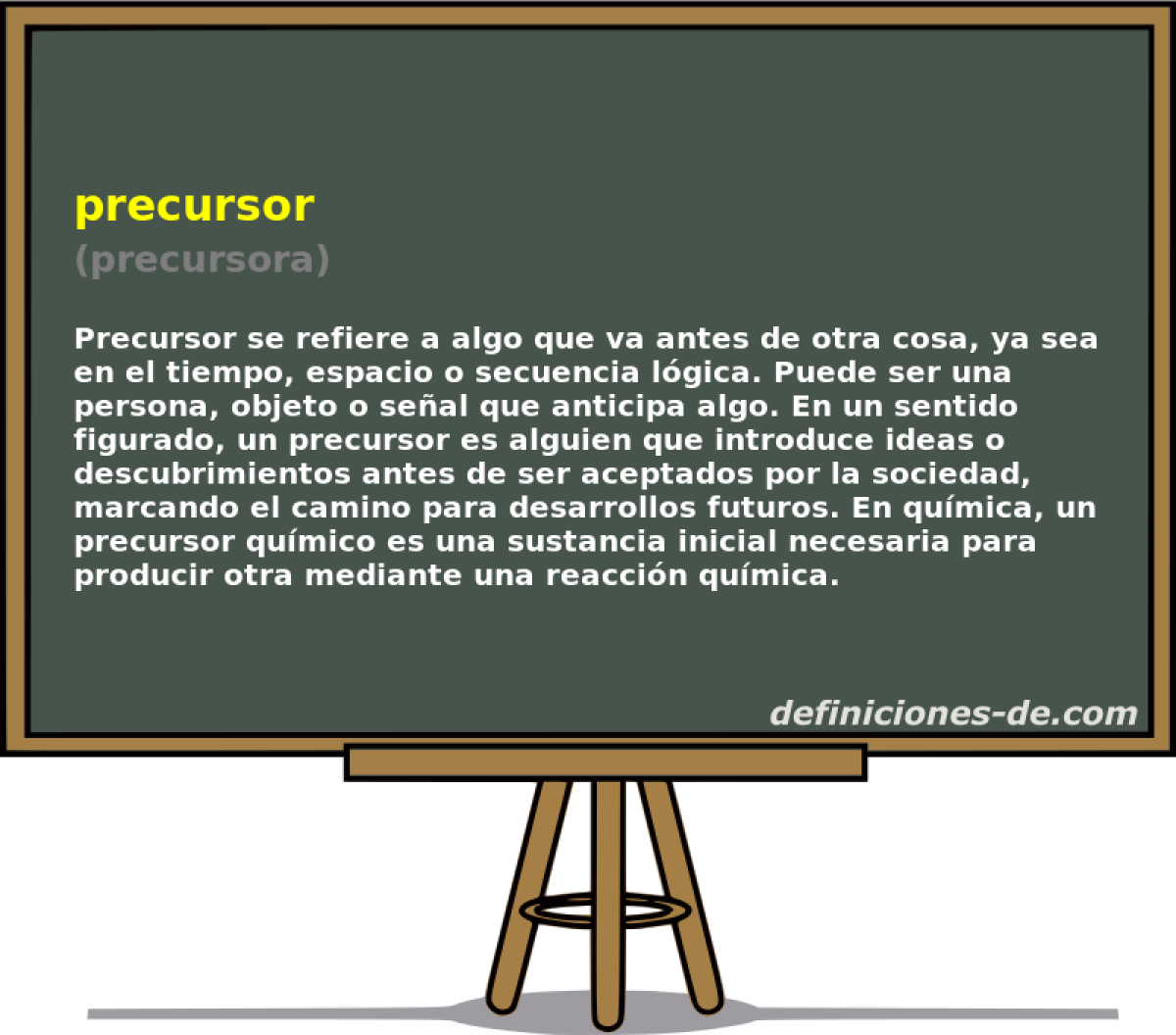 precursor (precursora)