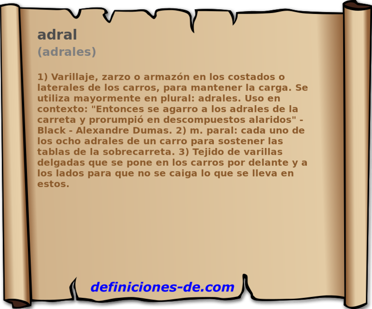 adral (adrales)