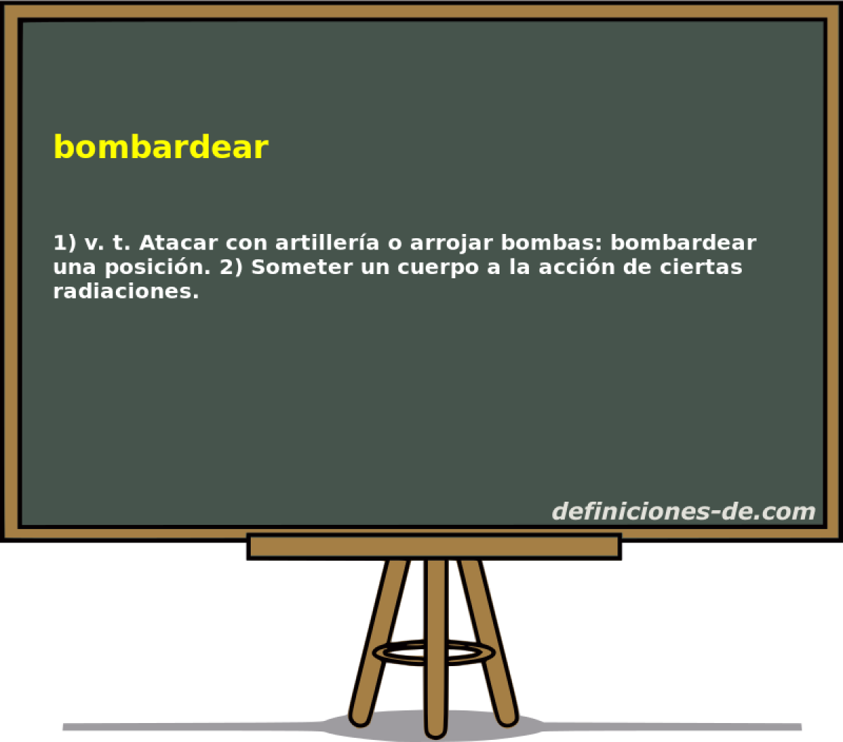 bombardear 