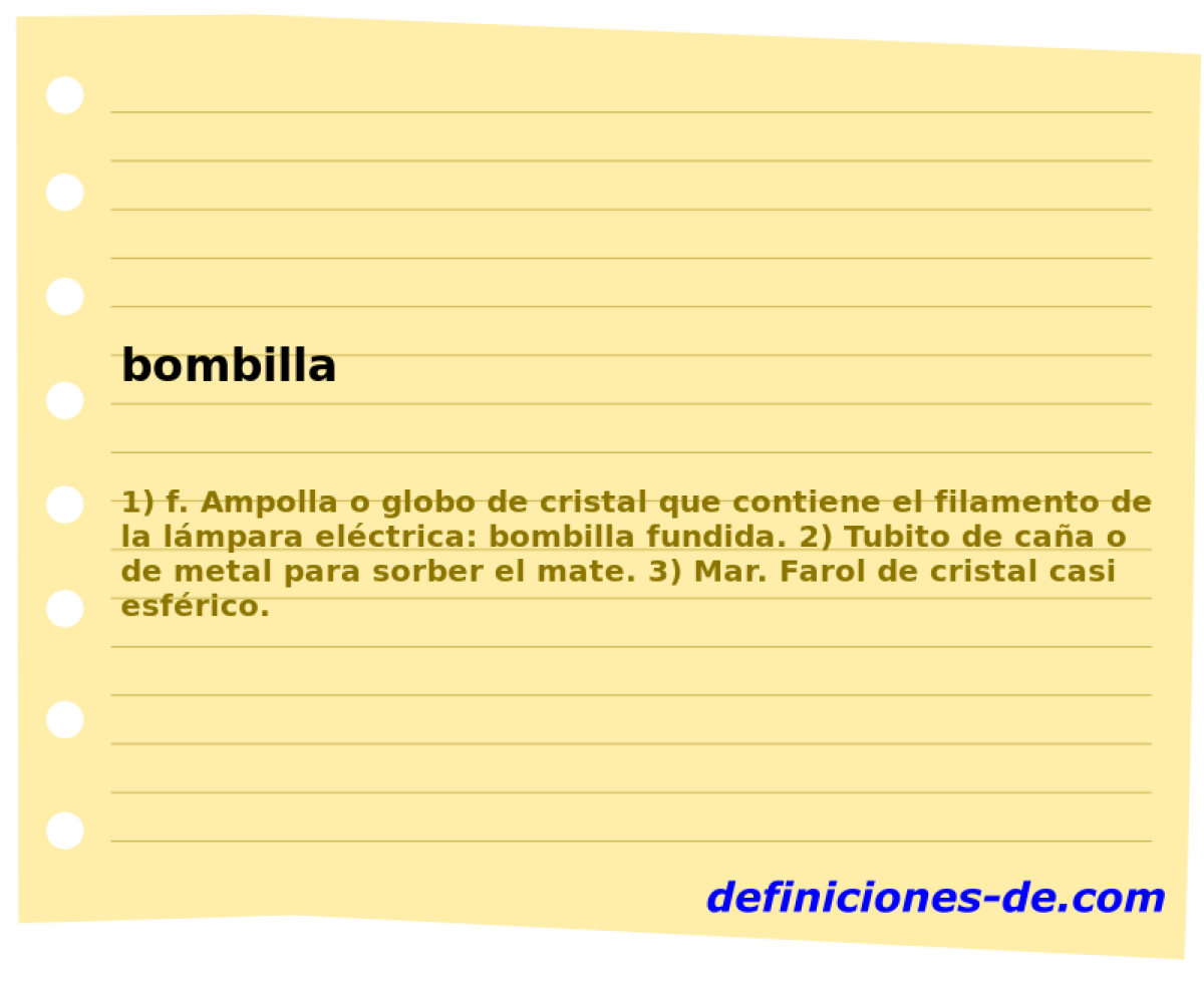 bombilla 