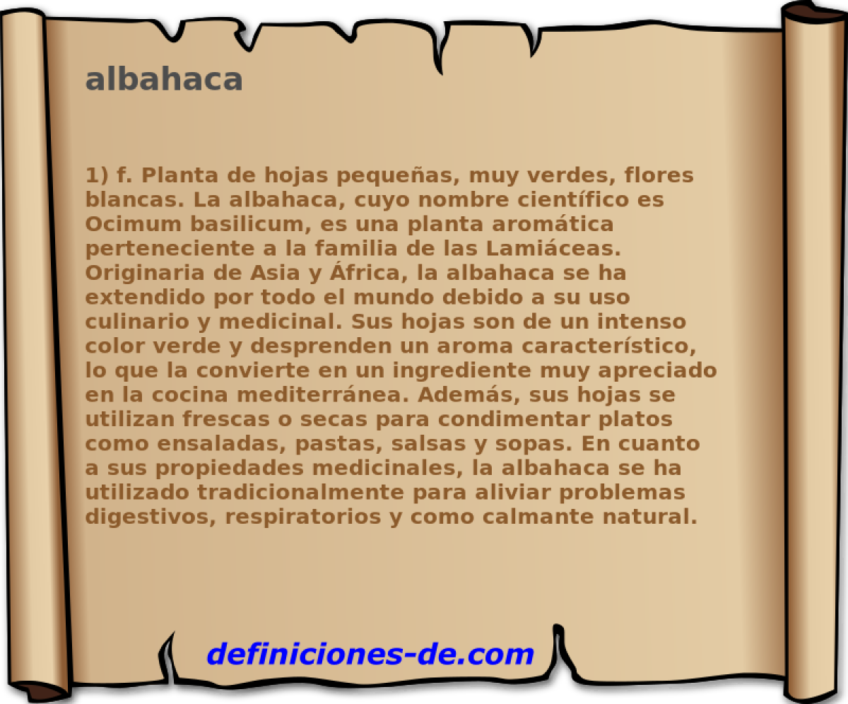 albahaca 