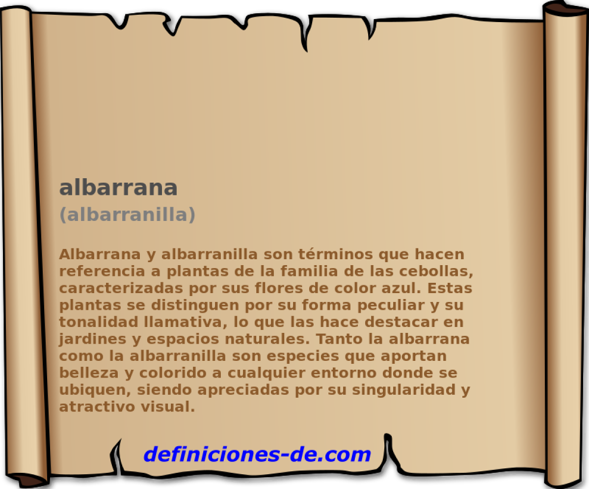 albarrana (albarranilla)