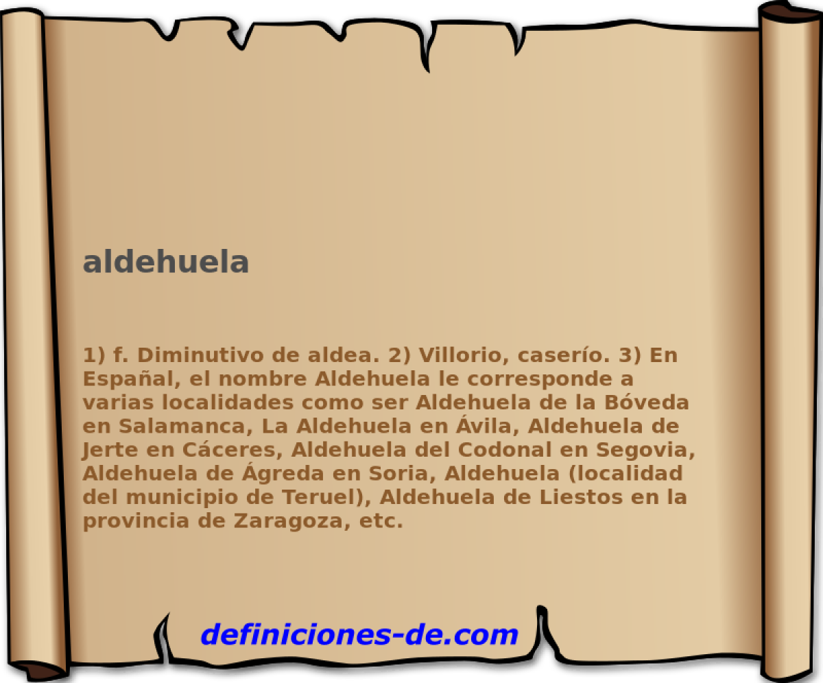 aldehuela 