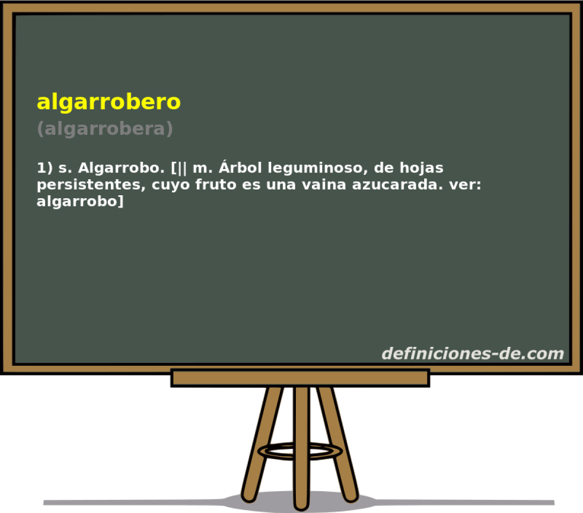 algarrobero (algarrobera)