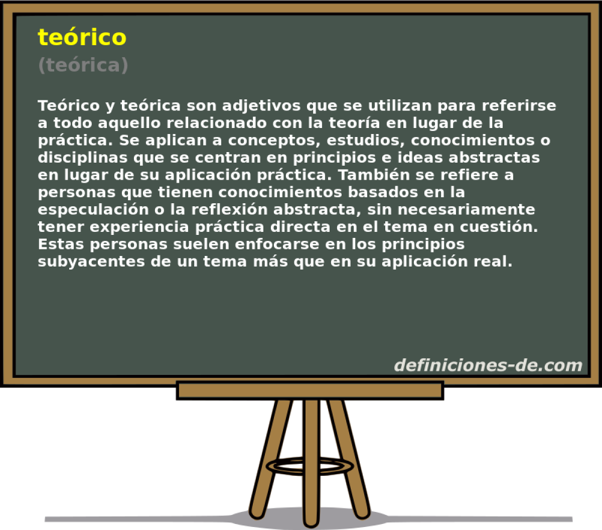 terico (terica)
