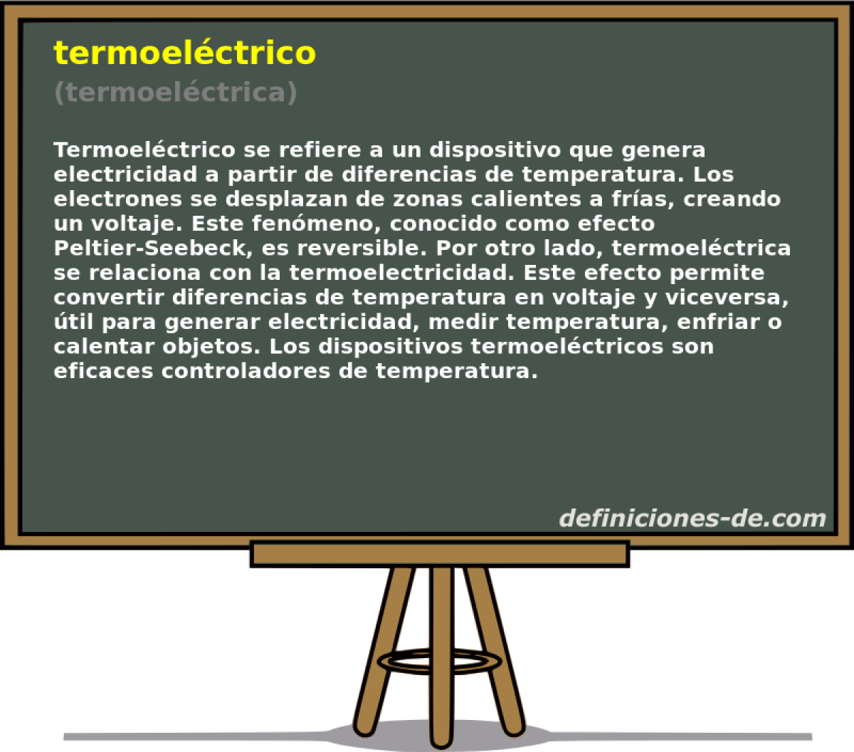 termoelctrico (termoelctrica)