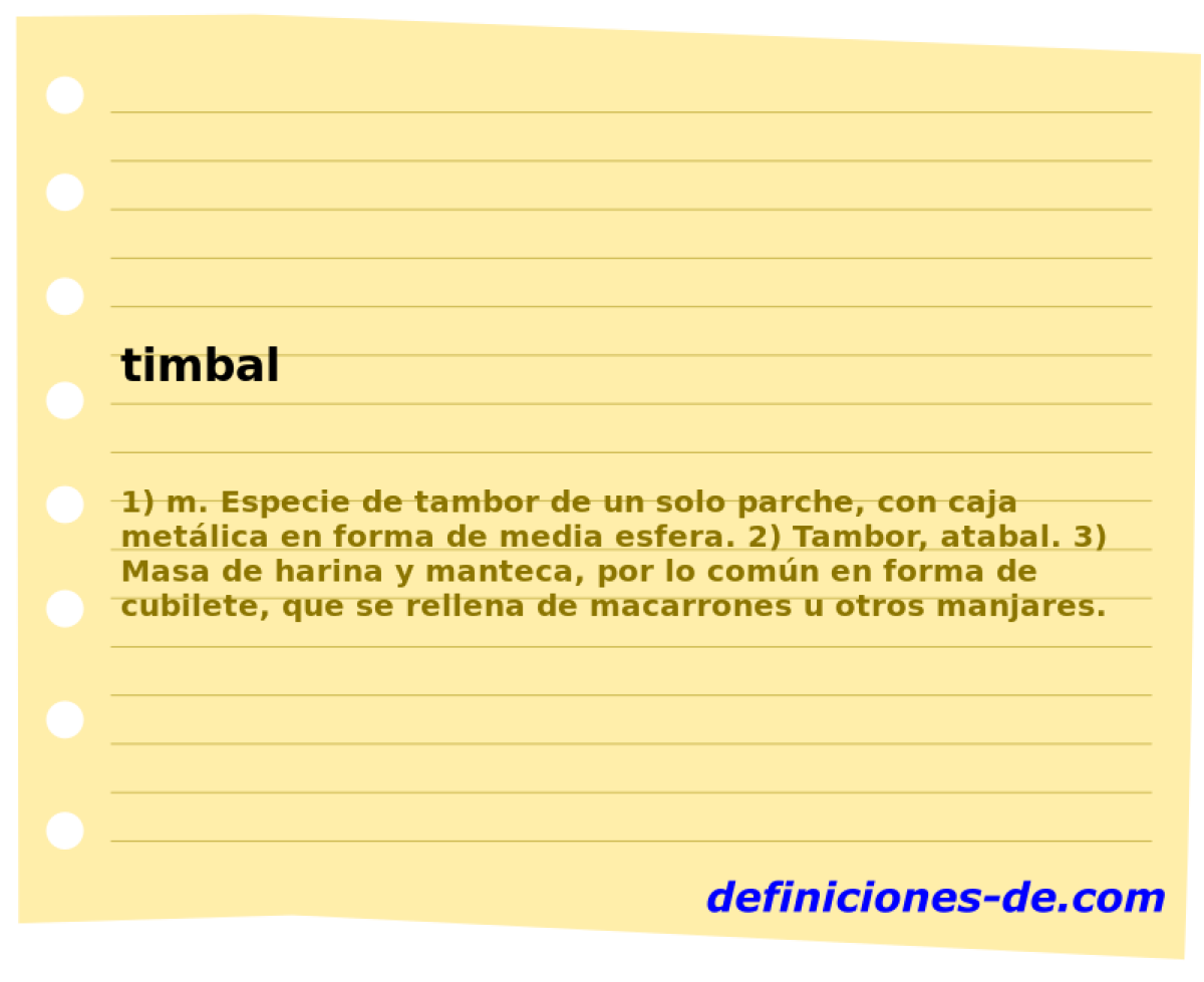 timbal 
