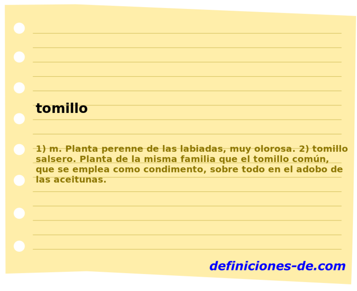 tomillo 